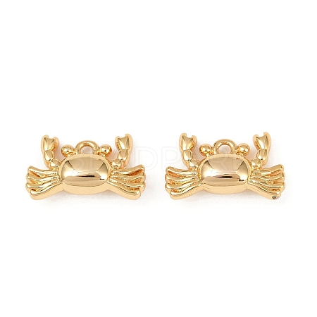 Ocean Theme Brass Charms KK-F902-07L-G-1