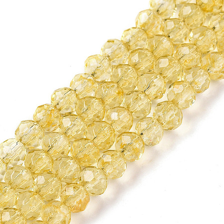 Transparent Glass Beads Strands GLAA-T023-8mm-A17-1