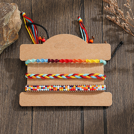 Bohemian Style Geometric Glass Seed Bead Handmade Bracelet Sets for Women FL7328-1-1