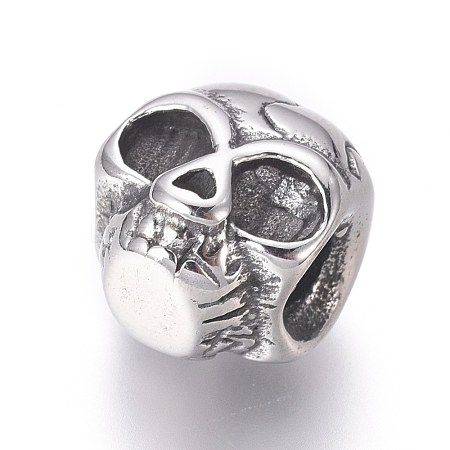304 Stainless Steel Beads STAS-G214-13AS-1