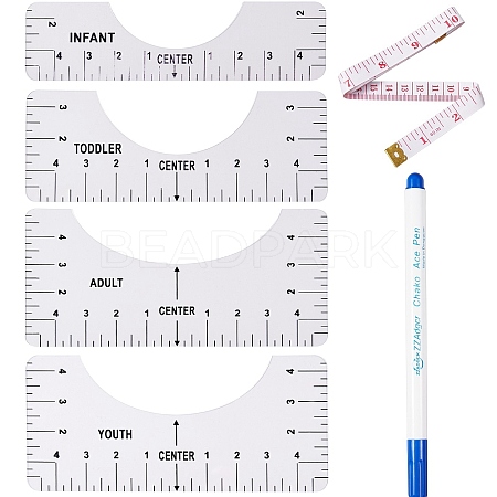 6Pcs Measurement Sewing Tailor Craft TOOL-SZ0001-17-1