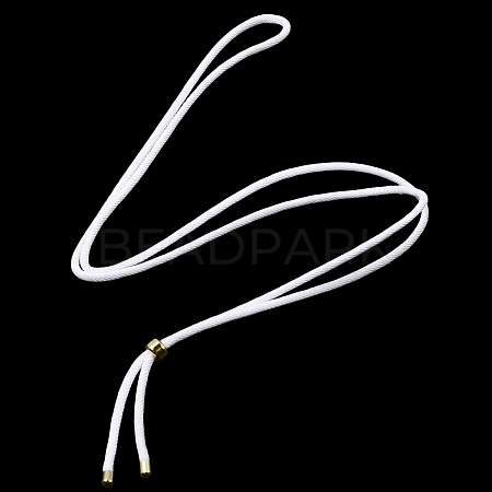 2.5MM Adjustable Braided Nylon Cords Necklace Making FB-CBAA152-02G-32-1