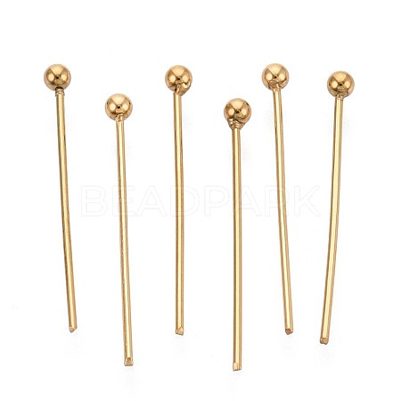 304 Stainless Steel Head Pins STAS-T065-20mm-20G-1