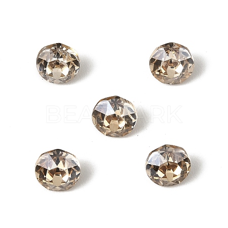 Glass Rhinestone Cabochons GLAA-A018-6mm-001GS-1
