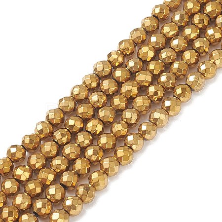 Non-Magnetic Synthetic Hematite Beads Strands G-Q663-1-1