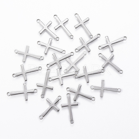 20Pcs 201 Stainless Steel Connector Charms STAS-YW0001-30P-1