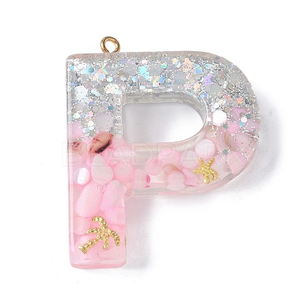Resin Pendants RESI-B029-01P-P-1