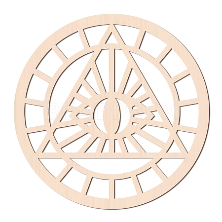 Laser Cut Wooden Wall Sculpture WOOD-WH0101-009-1