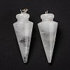 Natural Quartz Crystal Pendants G-K311-47I-1