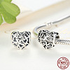 925 Sterling Silver European Beads STER-FF0009-08AS-15-2
