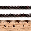 Natural Garnet Gemstone Bead Strands X-G-R263-4mm-4