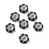 Black Opaque Acrylic Beads LS-OACR-G016-32B-1