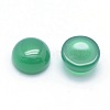 Natural Green Onyx Agate Cabochons X-G-P393-R05-8MM-2
