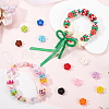 100Pcs Opaque Acrylic Beads MACR-SC0001-63-4