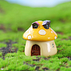 Mini Resin Mushroom House Figurines MUSH-PW0001-085A-03-1