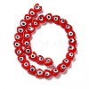 Handmade Evil Eye Lampwork Beads Strands LAMP-E023-07B-02-2