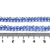 Electroplate Transparent Glass Beads Strands LS-EGLA-A035-T3mm-A14-4