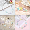 60Pcs 6 Styles UV Plating Acrylic Beads MACR-YW0003-71-6