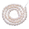 Natural Cultured Freshwater Pearl Beads Strands PEAR-N012-03D-3