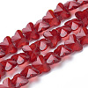 Transparent Glass Beads GLAA-Q066-14mm-B14-1