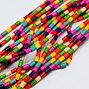 Synthetic Turquoise Beads Strands TURQ-G120-5x9mm-11-1