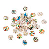  50Pcs 10 Colors Glass Cabochons GLAA-TA0001-74-10