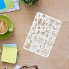 Large Plastic Reusable Drawing Painting Stencils Templates DIY-WH0202-161-3