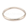 Brass Micro Pave Cubic Zirconia Bangles BJEW-F416-02P-2