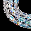 Electroplate Glass Beads Strands EGLA-D031-01Z-5