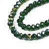 Electroplate Glass Beads Strands EGLA-A034-T4mm-B28-3