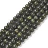 Natural Serpentine/Green Lace Stone Beads Strands G-S259-15-6mm-1-1