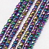 Electroplate Non-magnetic Synthetic Hematite Beads Strands X-G-J169B-2mm-05-1