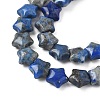Natural Lapis Lazuli Star Beads Strands G-Z080-A05-4