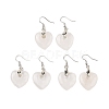 Natutal Quartz Crystal Dangle Earrings EJEW-F343-D06-1