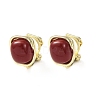 Alloy & Resin Clip-on Earrings EJEW-T055-03-2