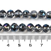 Transparent Electroplate Glass Beads Strands EGLA-N002-34C-C22-4