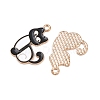 Alloy Enamel Pendants ENAM-K082-01E-KCG-2