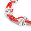 (Jewelry Parties Factory Sale)Adjustable Nylon Cord Braided Bead Bracelets BJEW-JB04416-02-2