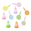 30Pcs 2 Styles Sports Opaque Resin Pendants RESI-CJ0005-35-8