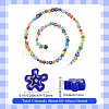 Handmade Millefiori Glass Bead Strands LAMP-LT0001-09B-2