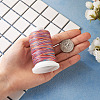 Gradient Color Round 6-Ply Waxed Polyester Cord YC-TAC0003-01B-7