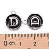 Platinum Plated Alloy Charms ENAM-S118-02D-P-3
