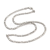 Brass Figaro Chain Bracelets & Necklaces for Women NJEW-U011-11P-2