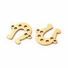 201 Stainless Steel Connector Charms STAS-K251-084G-2