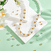 80Pcs 8 Styles Long-Lasting Plated Hollowed Brass Beads KK-PH0006-75-5