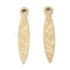 304 Stainless Steel Pendants STAS-I325-121G-1