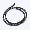 Natural Serpentine/Green Lace Stone Beads Strands G-P345-01-6mm-2