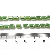 Electroplate Glass Beads Strands EGLA-D031-01-5