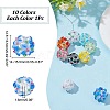 10Pcs 10 Colors Handmade Lampwork Beads LAMP-AR0001-43-2