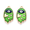 304 Stainless Steel Enamel Pendants STAS-T068-06-1